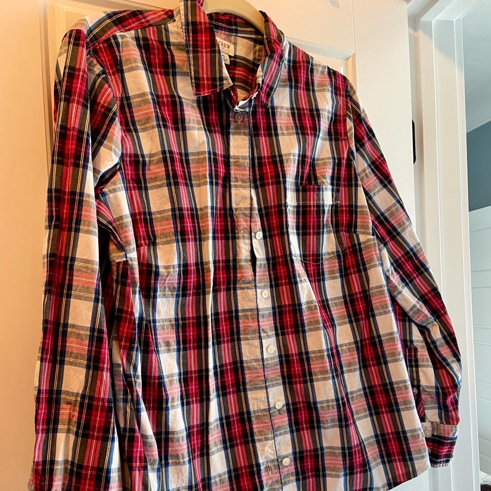 Plaid dress shirt